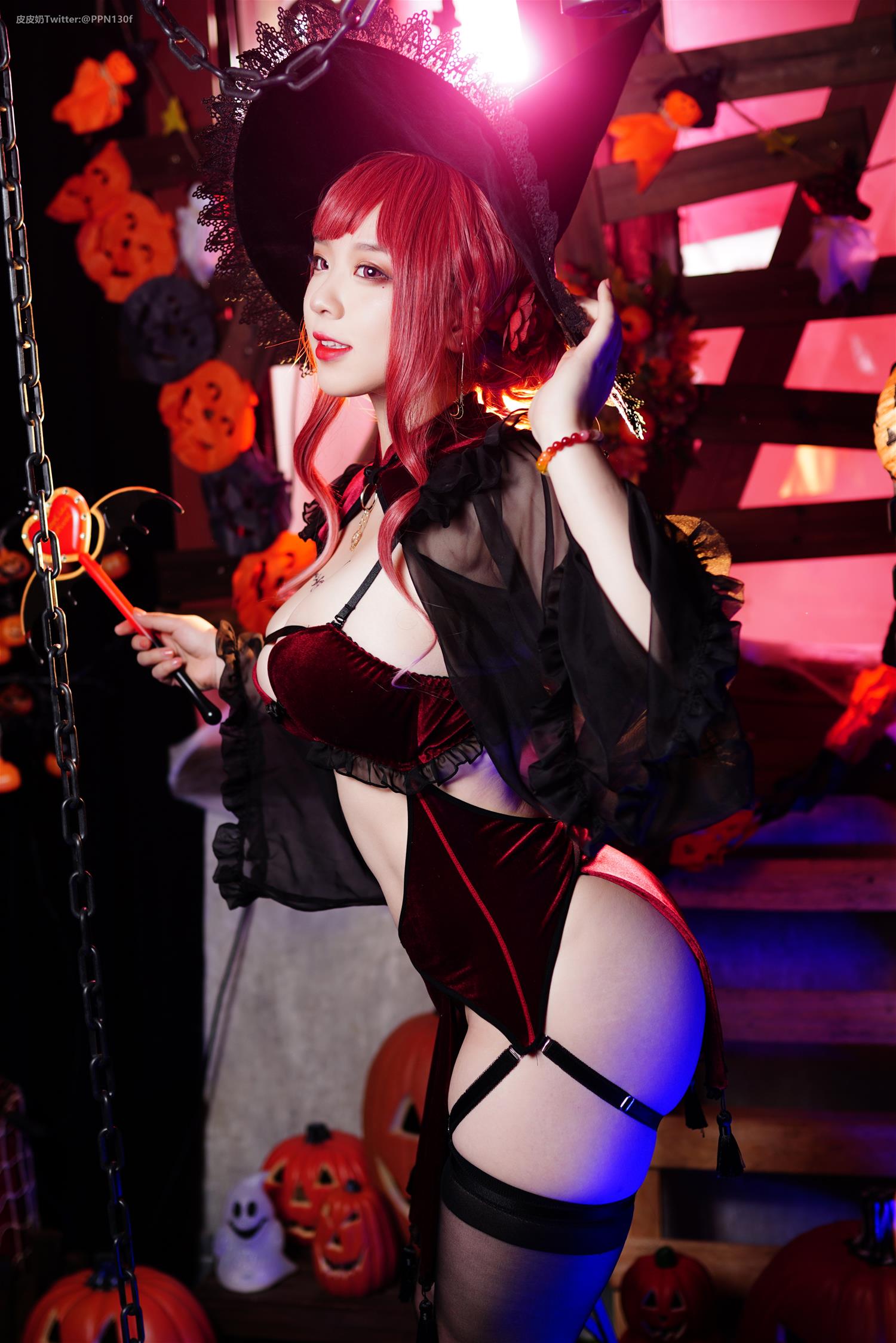 皮皮奶可可爱了啦 万圣节女巫 [48P-507MB]