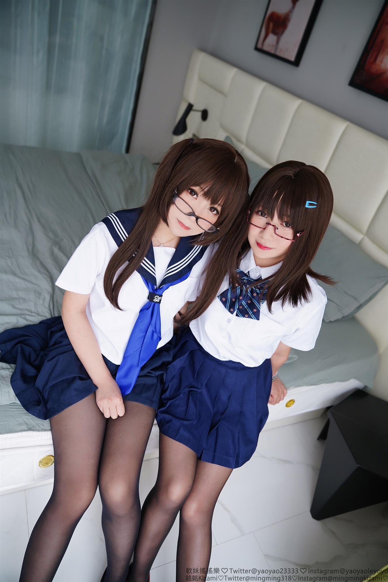 銘銘Kizami Vol.010 x軟妹搖搖樂-黑絲JK制服 [109P5V-965MB]