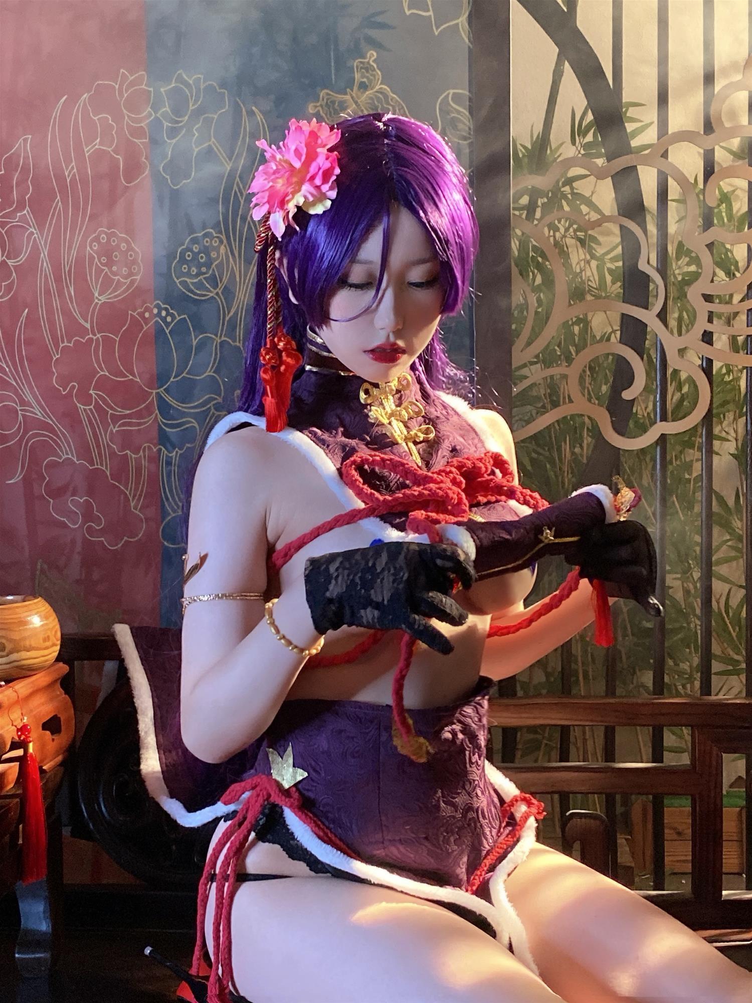 一北亦北 奶光新春旗袍 [42P1V-540MB]