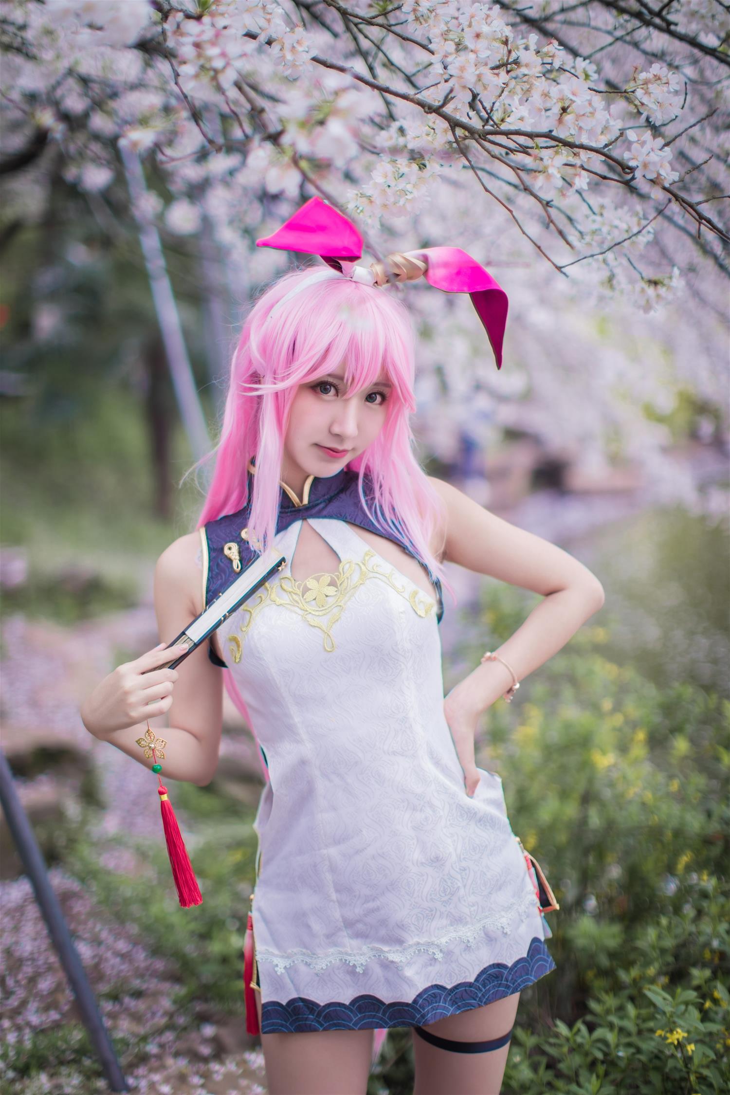 黑川 八重樱旗袍 [38P-361MB]