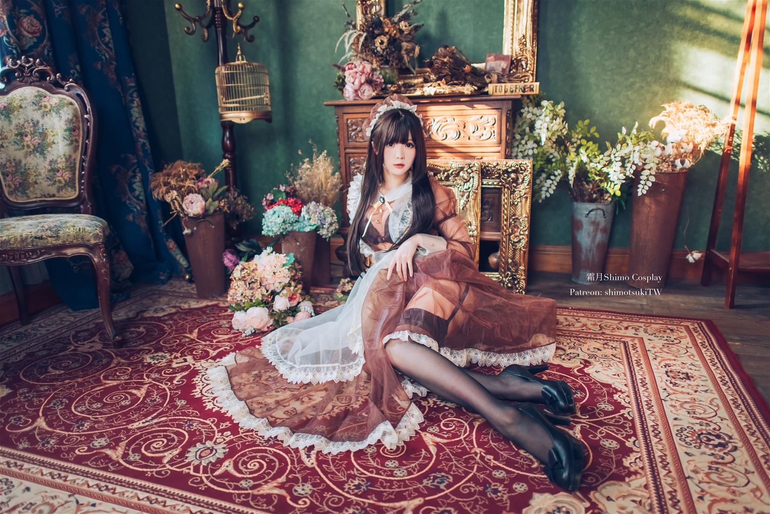 霜月shimo 透明女仆 [15P-347MB]