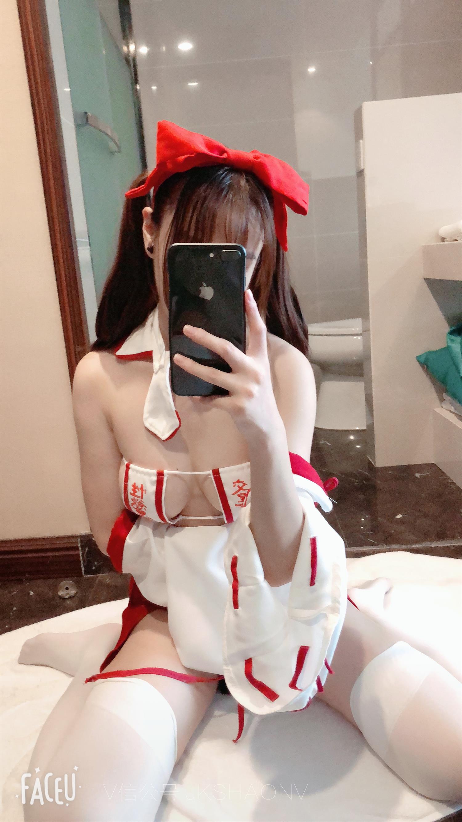 小学生赛高 2018 单身节特刊：水龙敬巫女性感内衣 [102P5V-91MB]