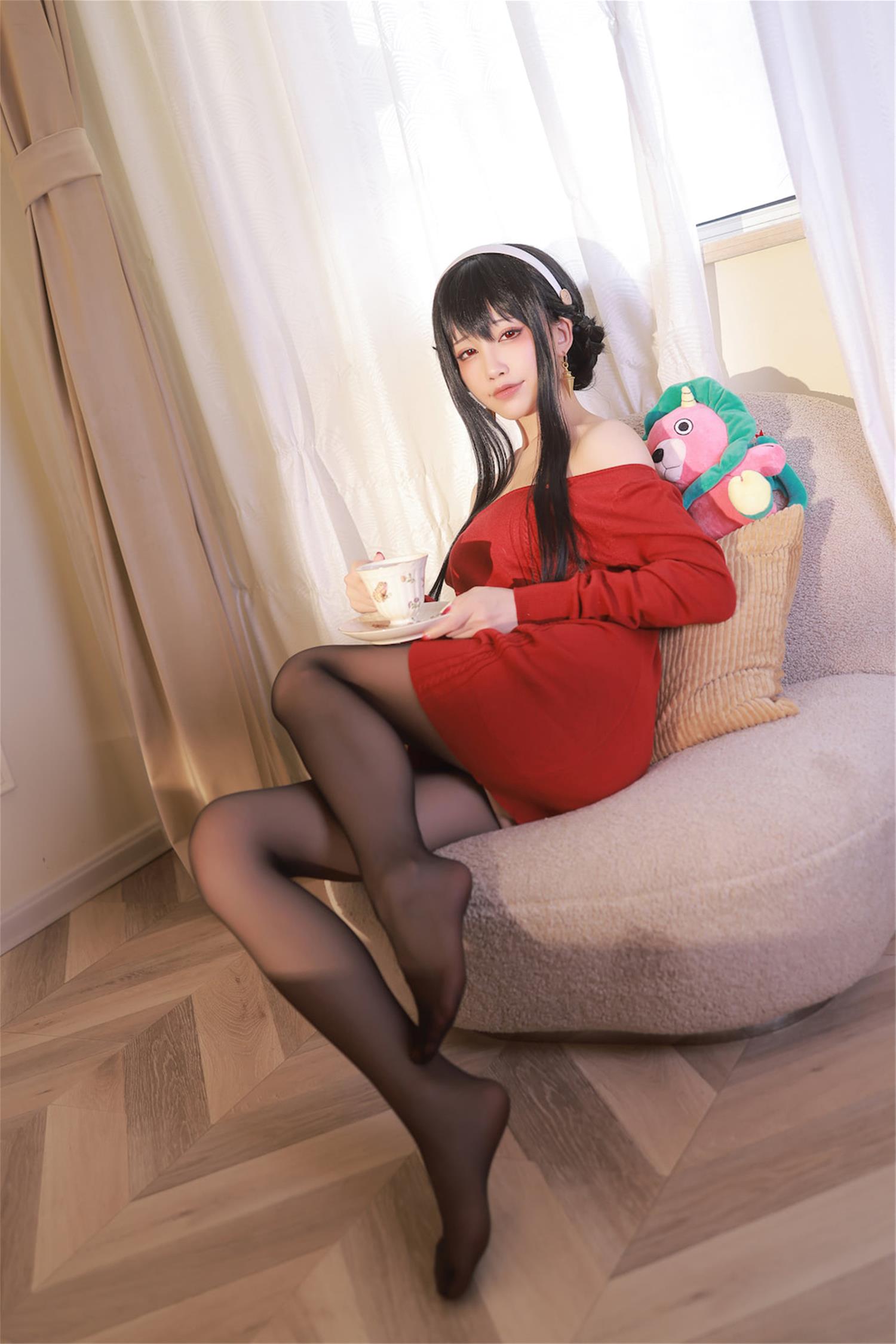 水淼aqua 约尔 红毛衣 [68P-77MB]