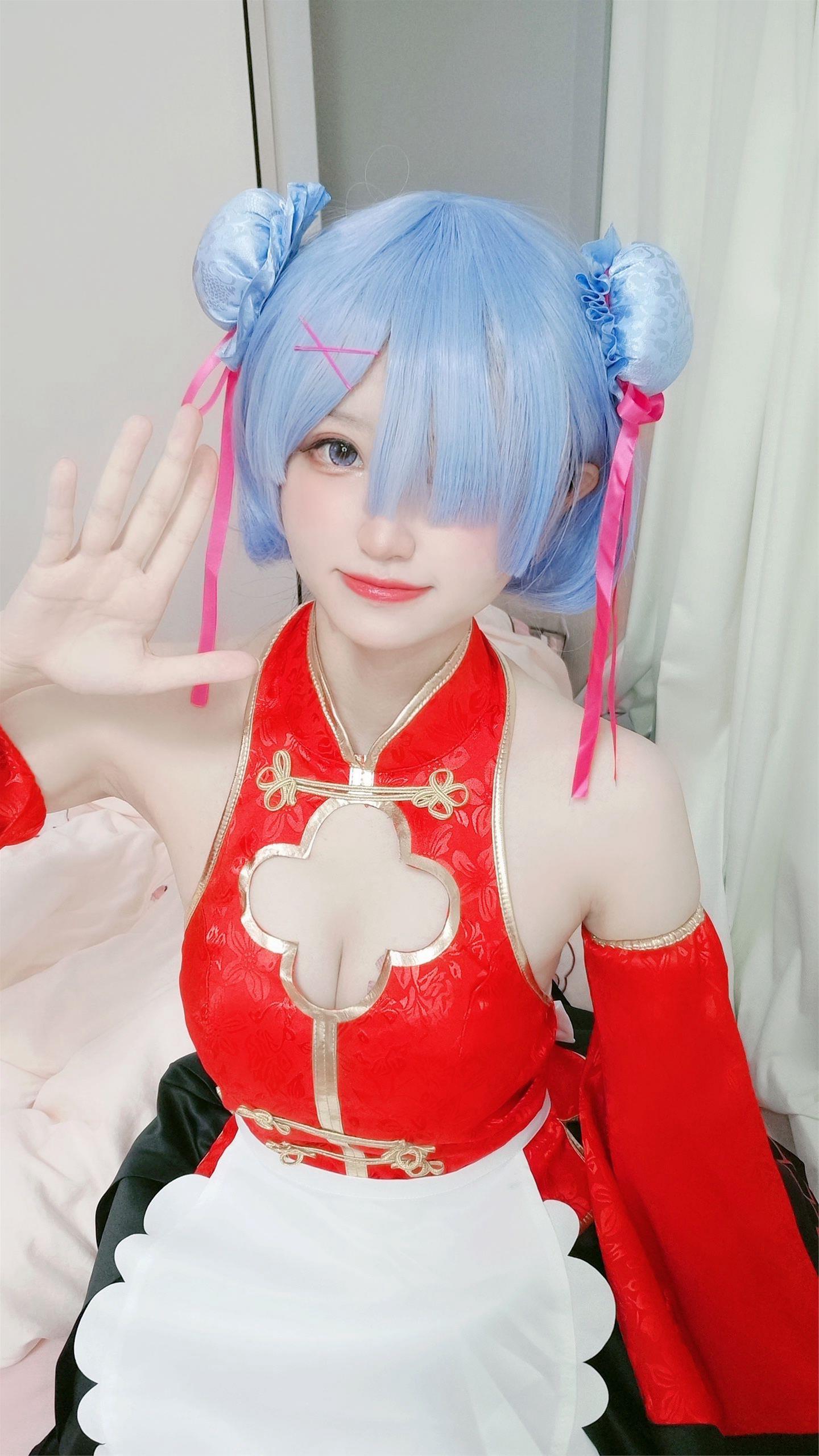 千阳 蕾姆旗袍仆cos [13P-24MB]