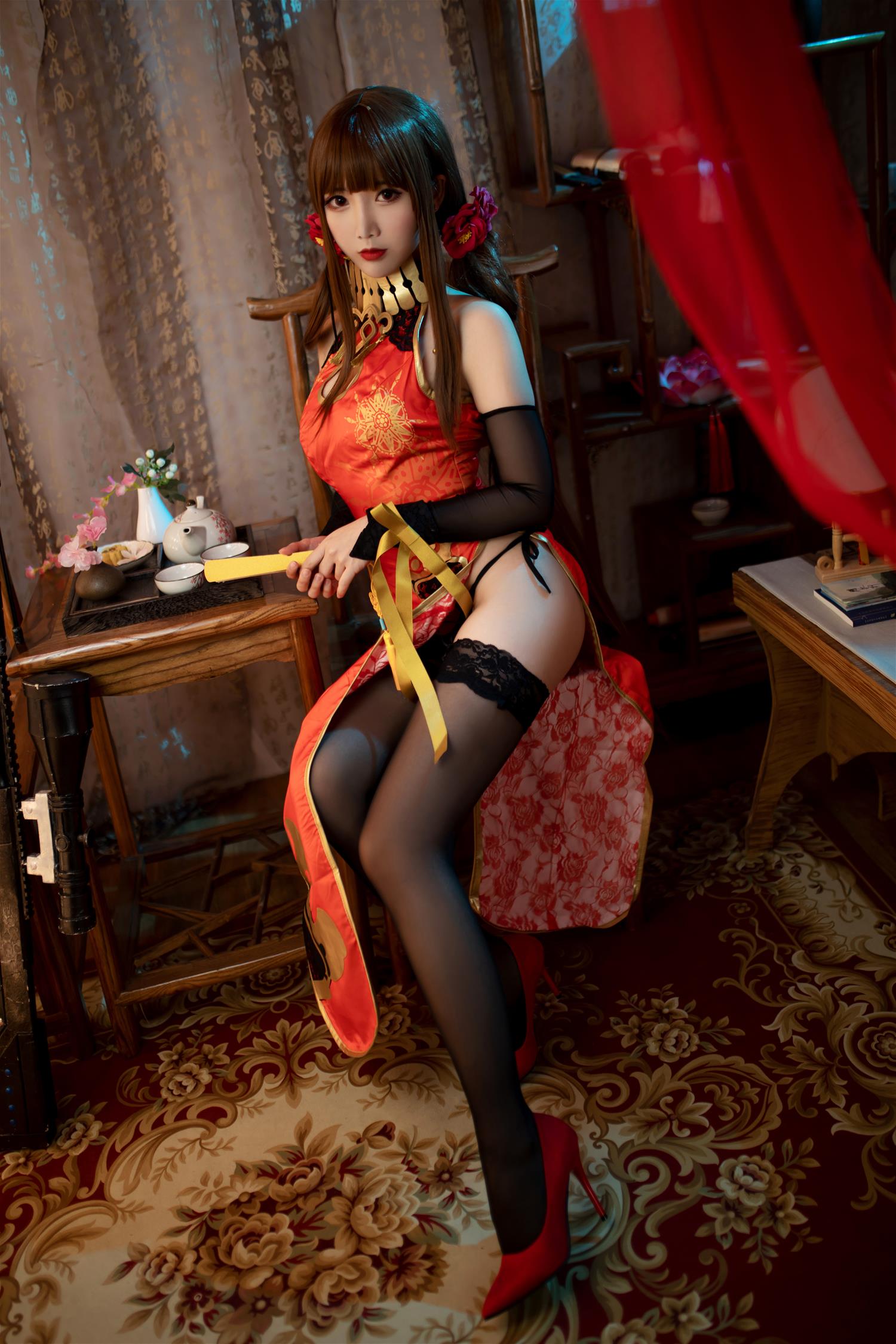 Coser面饼仙儿 DSR50 红牡丹 [34P-222MB]