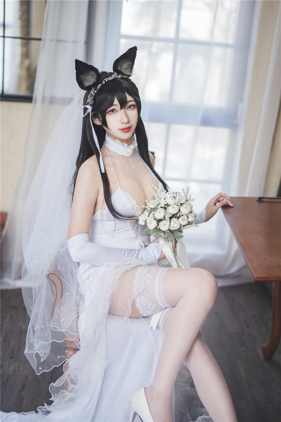 少女写真@碧蓝-爱宕婚纱 [40P]