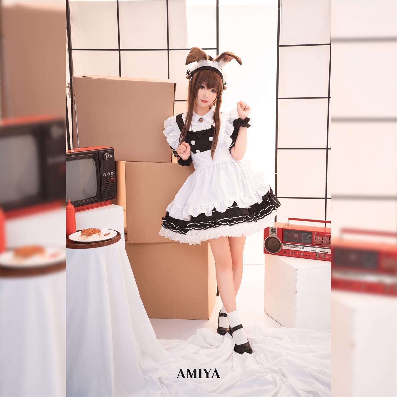 Coser面饼仙儿 阿米驴女仆 [23P-209MB]