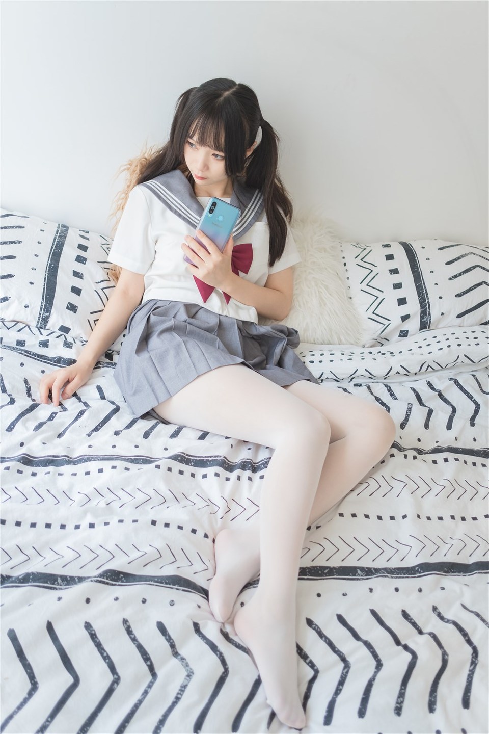 少女写真@妹妹的可爱白丝 [45P]