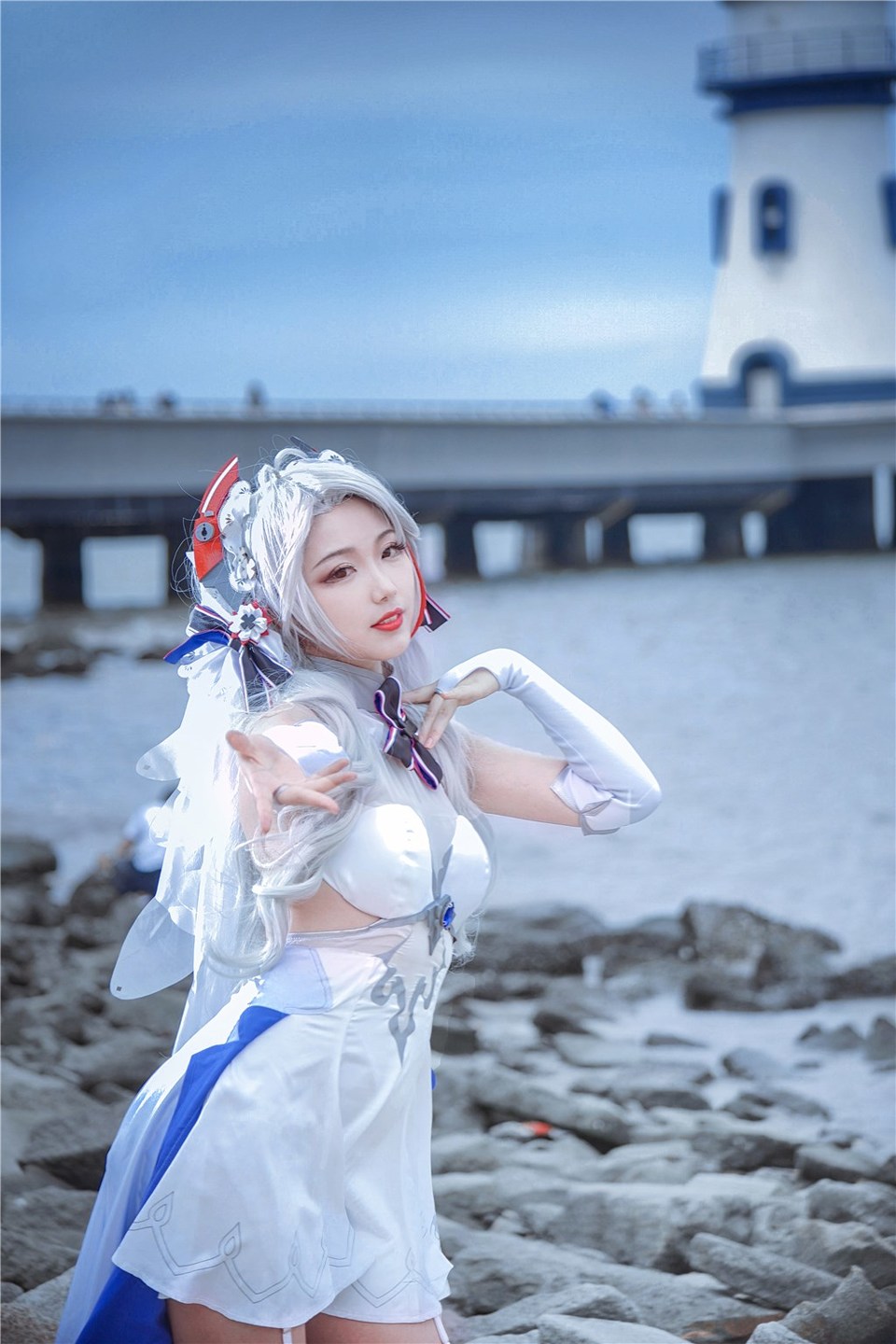 少女写真@碧蓝-欧根花嫁 [35P]