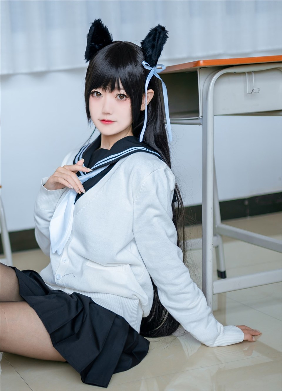 少女写真@爱宕黑丝JK [40P]