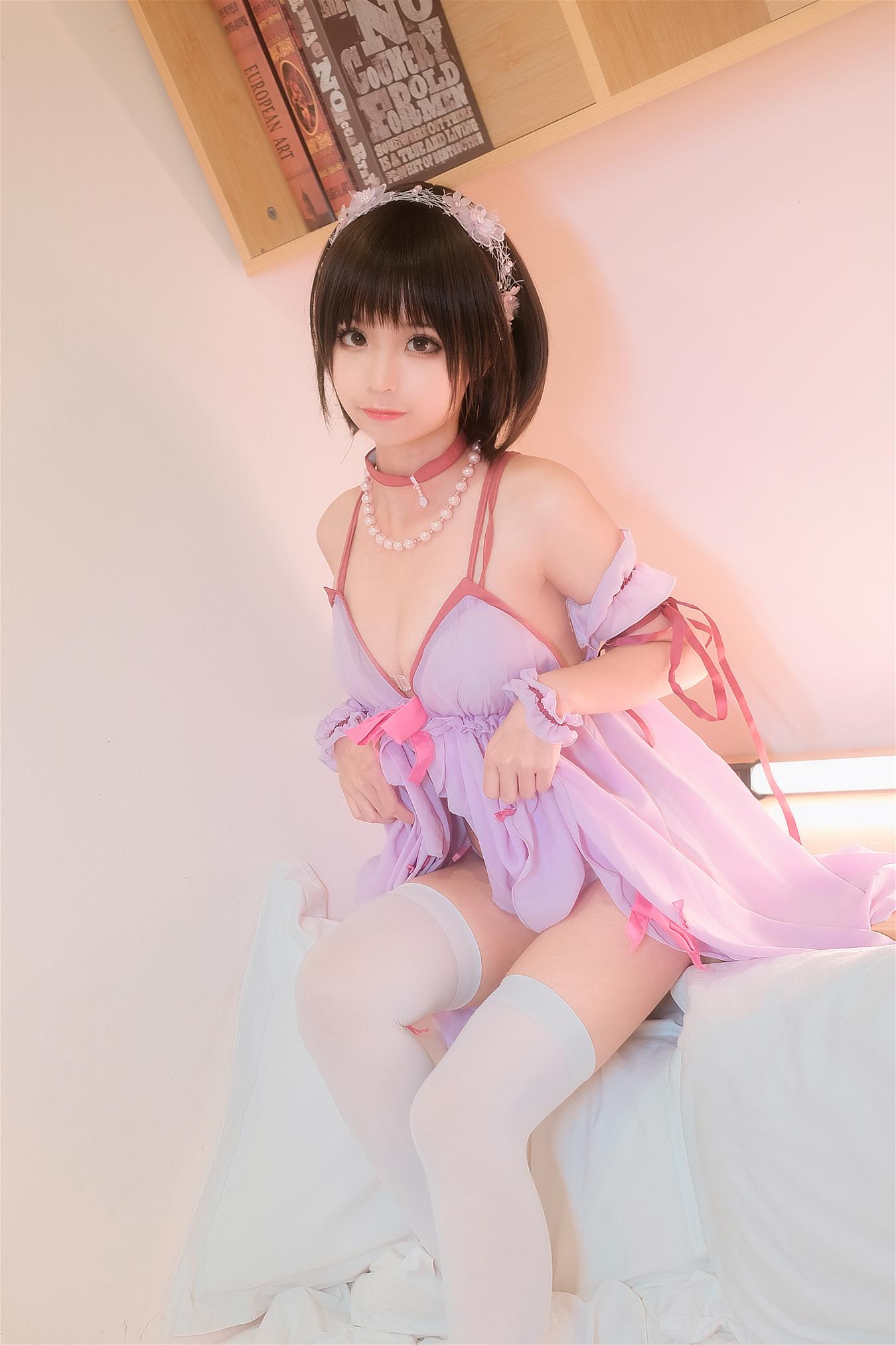 蠢沫沫 加藤惠睡衣 [44P-569MB]