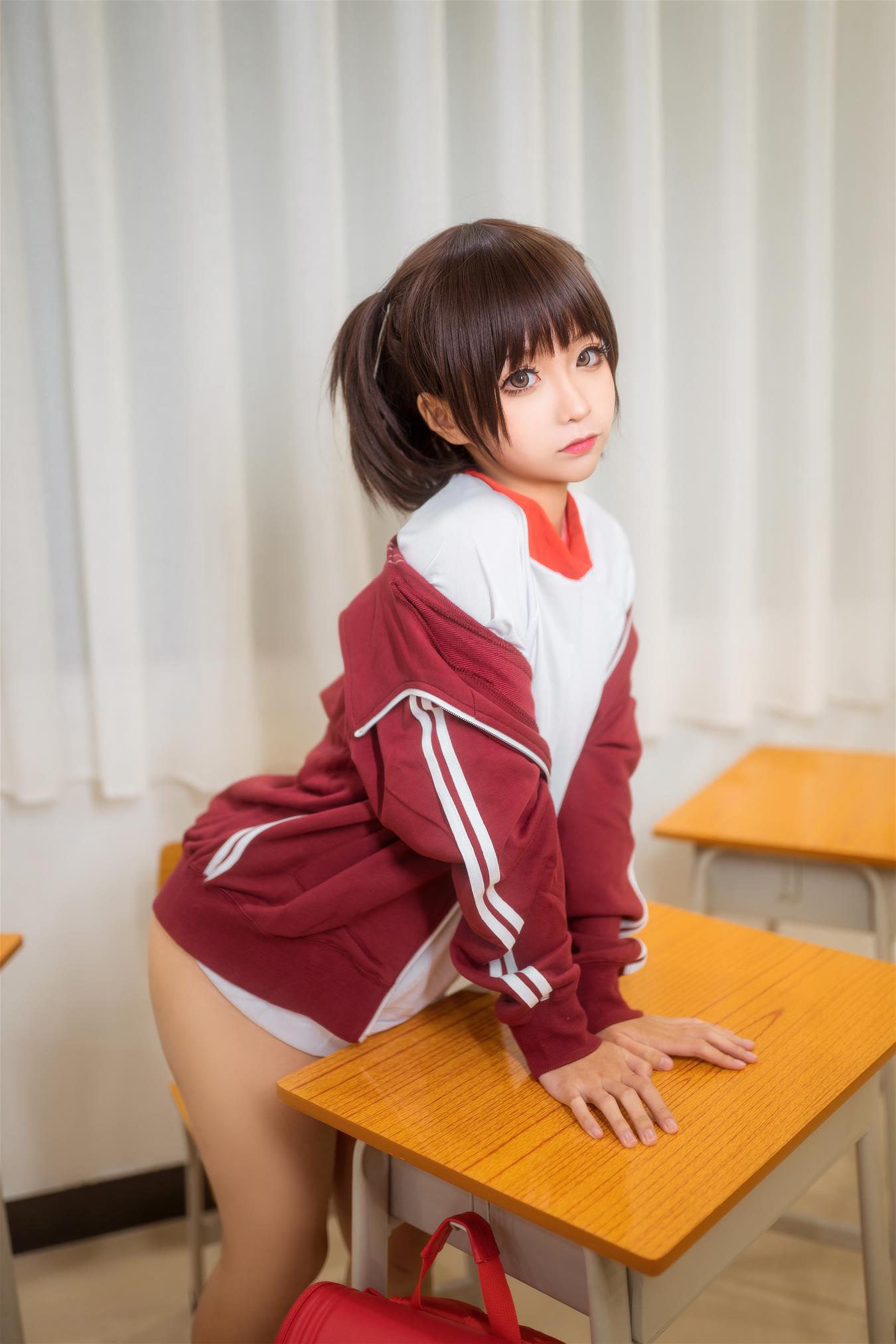 蠢沫沫 体操服红 [45P-420MB]